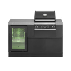 GrandPro Venkovní kuchyně BISTRO PREMIUM | Plynový gril s vinotékou | 139 cm