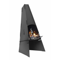 Aduro Venkovní krb / gril černý lak