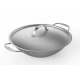 WOK pánev Premium s pařákem Weber nerez